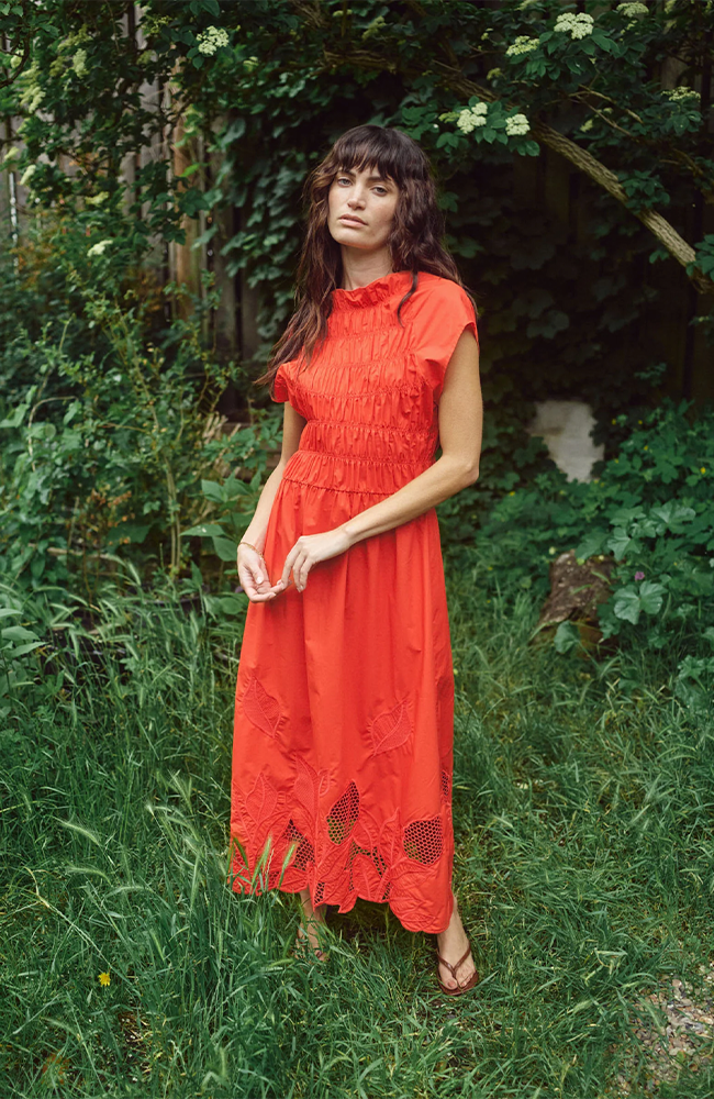 Aria Mono Dress - Spicy Orange