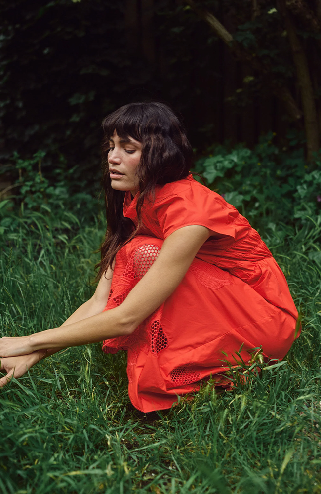 Aria Mono Dress - Spicy Orange