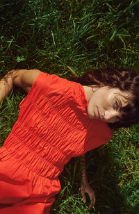 Aria Mono Dress - Spicy Orange