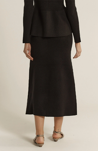 Vale Knit Skirt - Black