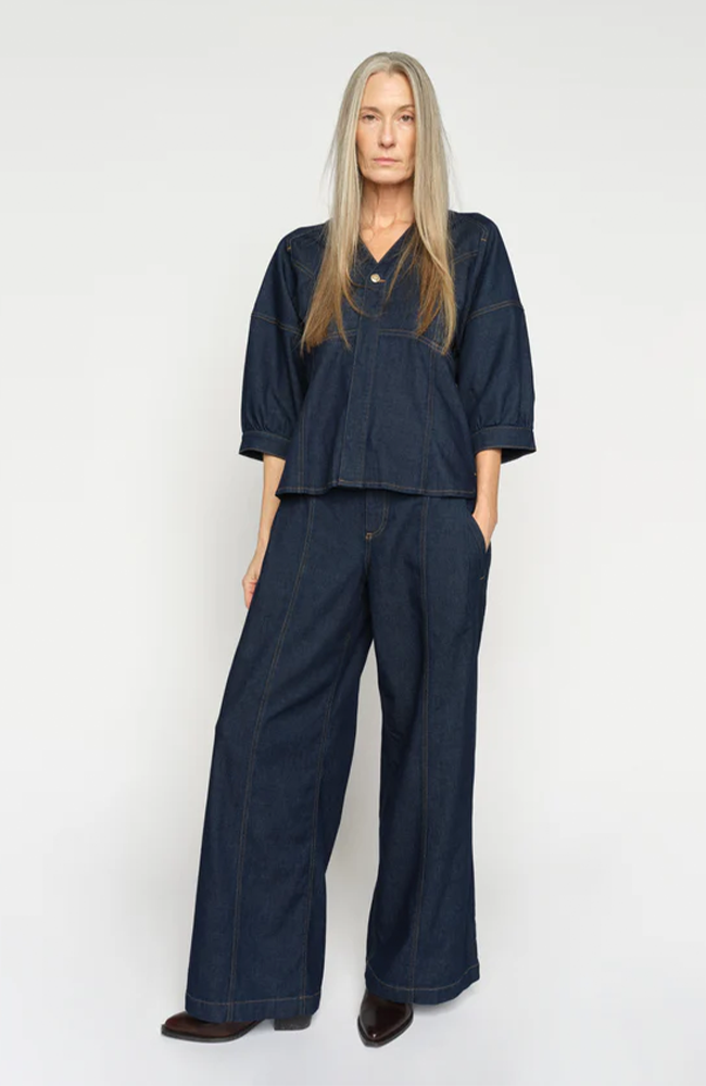 Verone Crispy Jeans - Dark Blue
