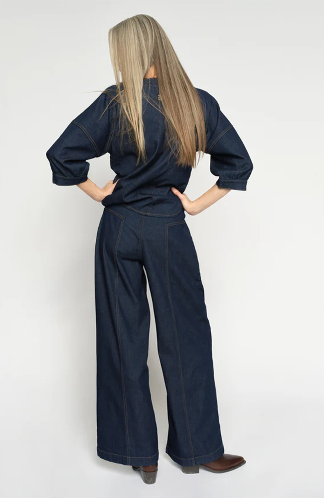 Verone Crispy Jeans - Dark Blue