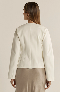 Pia Ponte Jacket - Cream