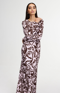 Nadia Dress - Marble