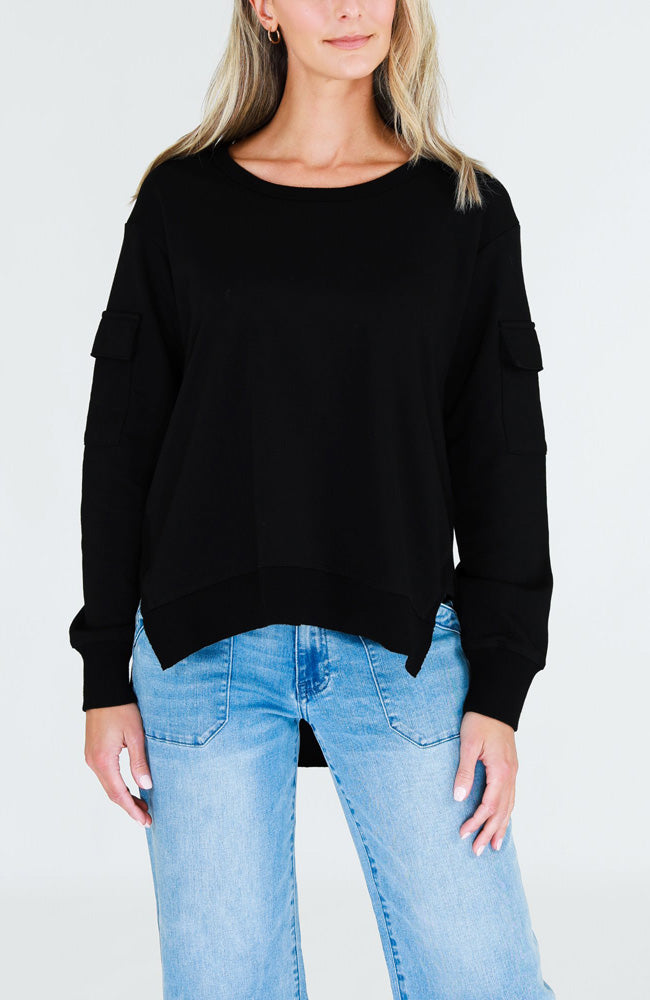 Kingscote Cargo Sweater - Black