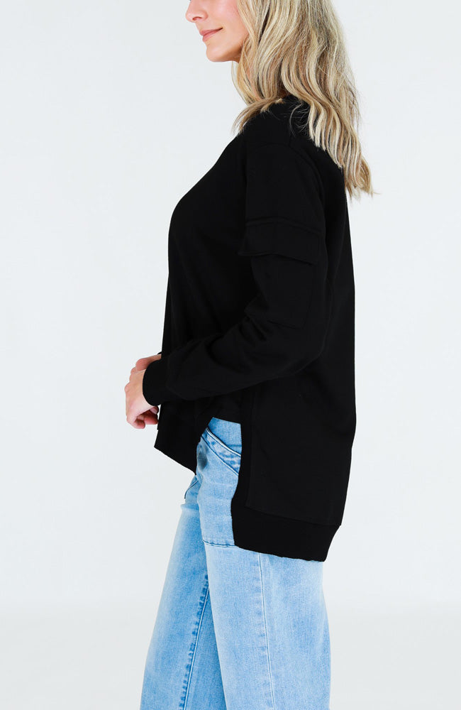 Kingscote Cargo Sweater - Black