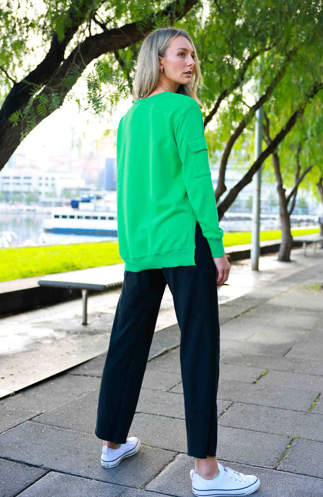 Kingscote Cargo Sweater - Peppermint