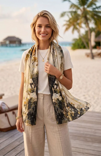 Silk Scarf - Magnolia