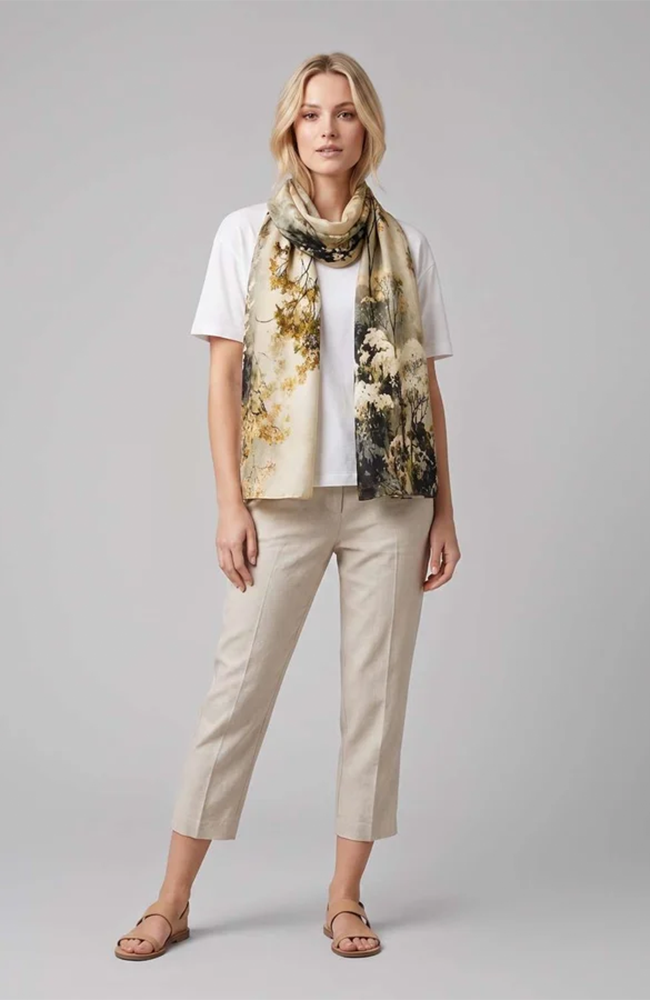 Silk Scarf - Magnolia
