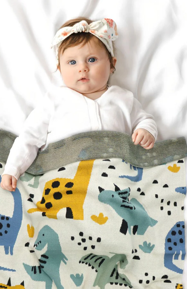 Baby Blanket - Dean Dinosaur