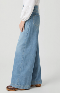 Cameron Wide Leg Jean - Sunshine
