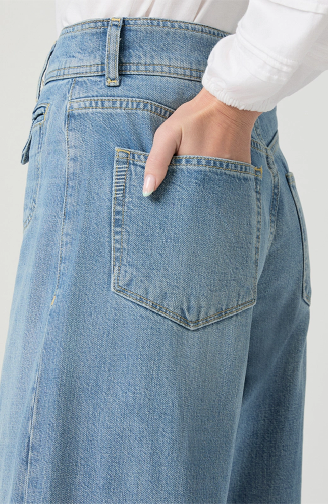 Cameron Wide Leg Jean - Sunshine