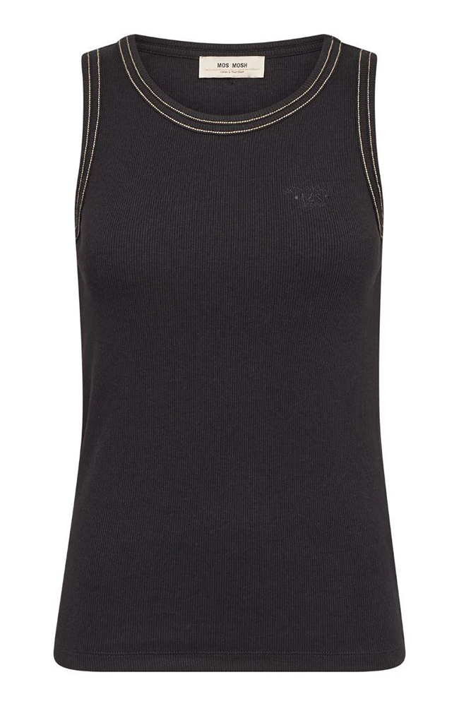 Ara Rib Tank Top - Black