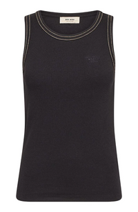 Ara Rib Tank Top - Black
