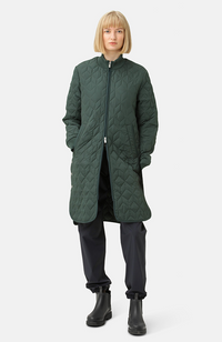 Long Quilt Coat - Beetle