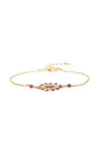 Lauryne Bracelet  - Garnet