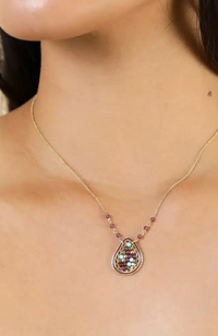Cassandra 3 Elements Pendant Necklace