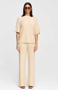 Camden Knit Tee - Natural