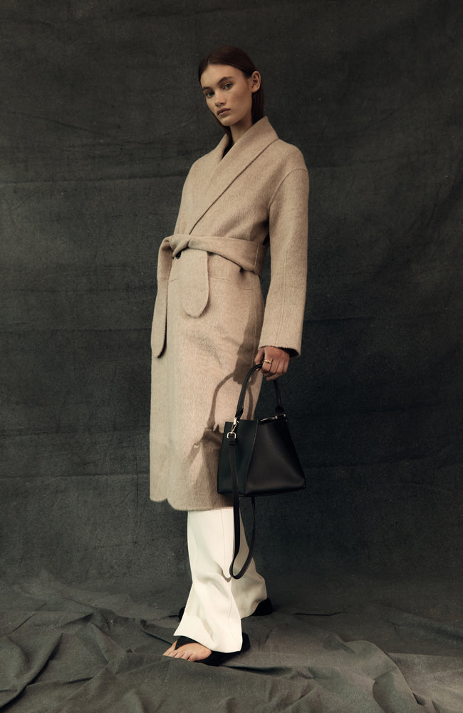 Nord Coat - Oat Marle