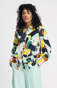 Paradise Linen Blouse - Multi