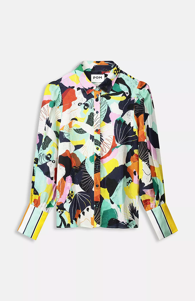 Paradise Linen Blouse - Multi