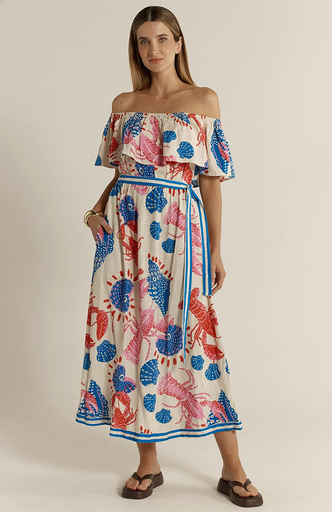 Soleil Dress – Lobster