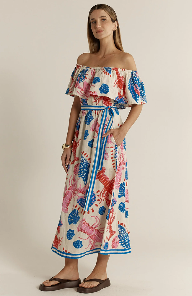 Soleil Dress – Lobster