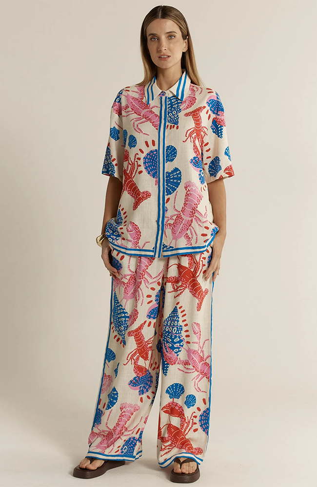 Soleil Shirt - Lobster