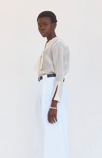 Maeve Shirt - White Organza