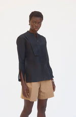 Maeve Shirt - Black Organza
