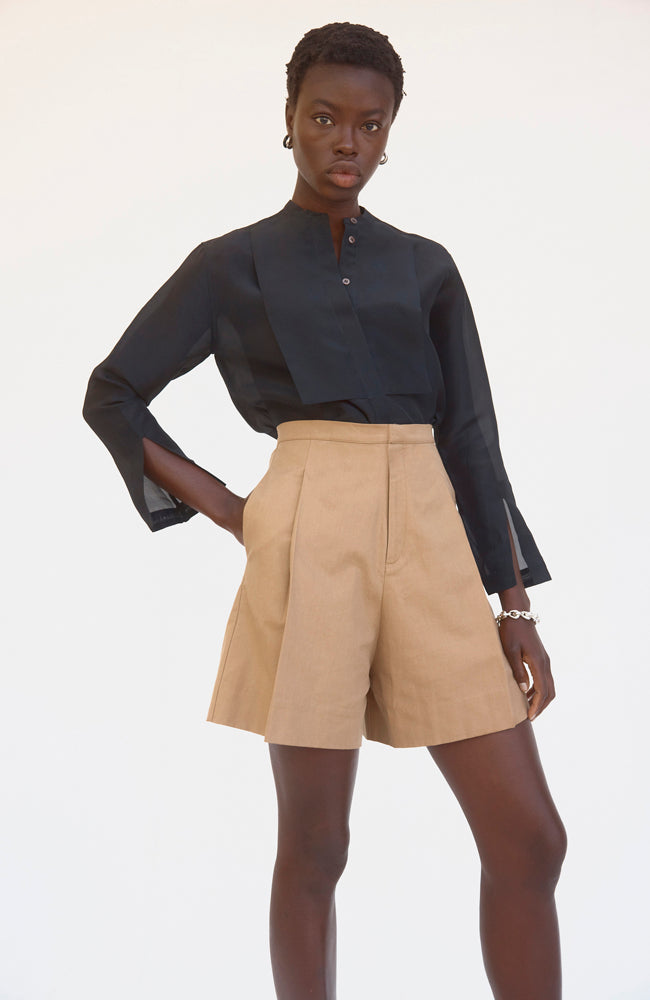 Maeve Shirt - Black Organza