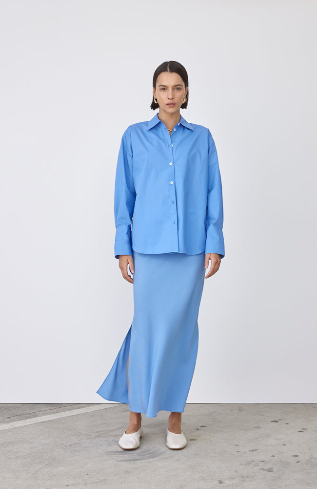 Daphne Shirt - Cornflower Blue