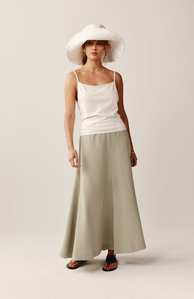 Indigo Top - Ivory