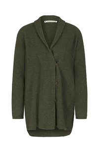 Zonia Yak Coatigan - Cold Green
