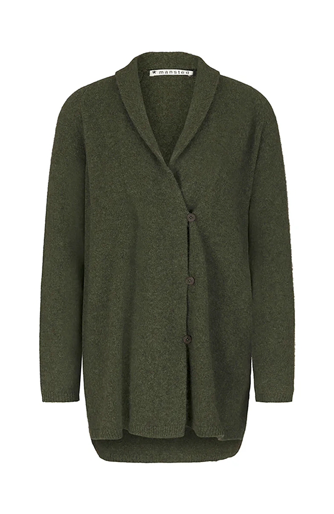 Zonia Yak Coatigan - Cold Green