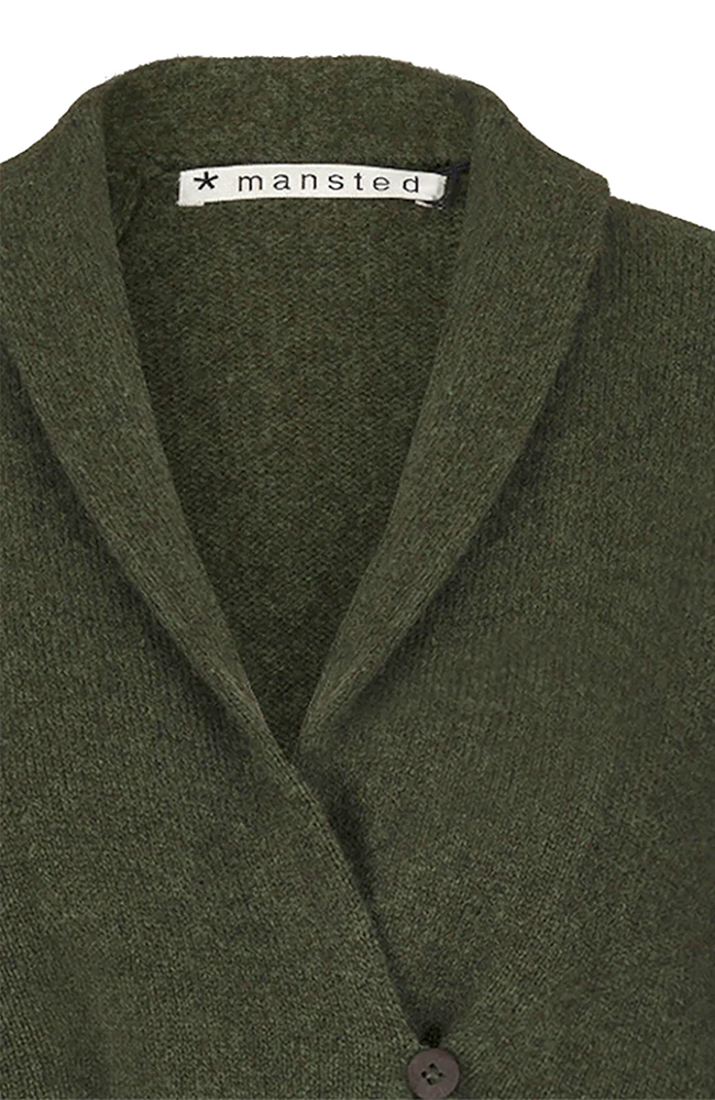 Zonia Yak Coatigan - Cold Green