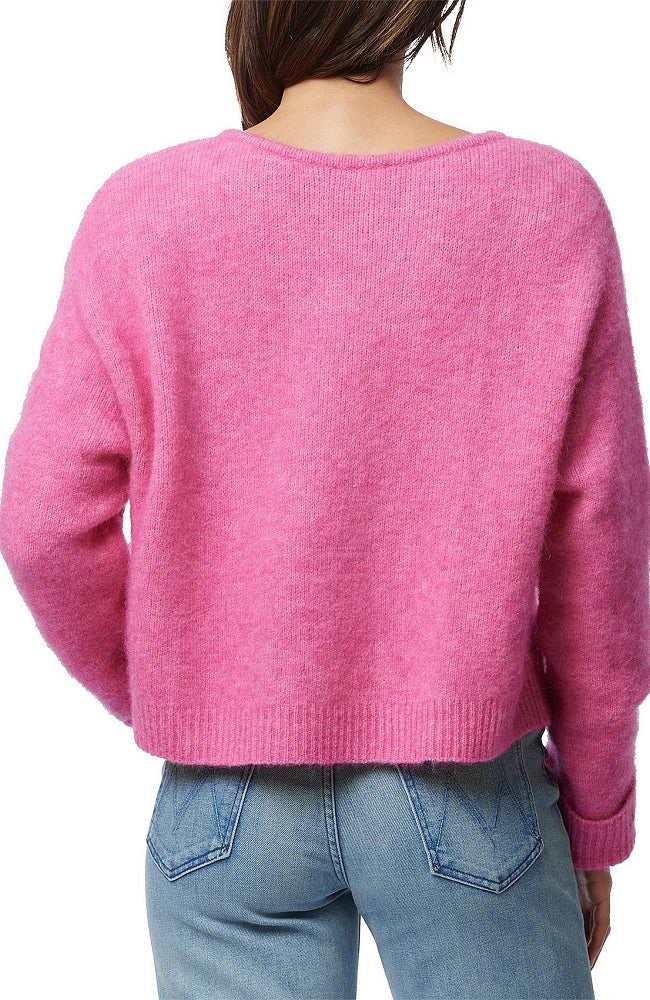 East V Neck Pullover - Bubble Gum