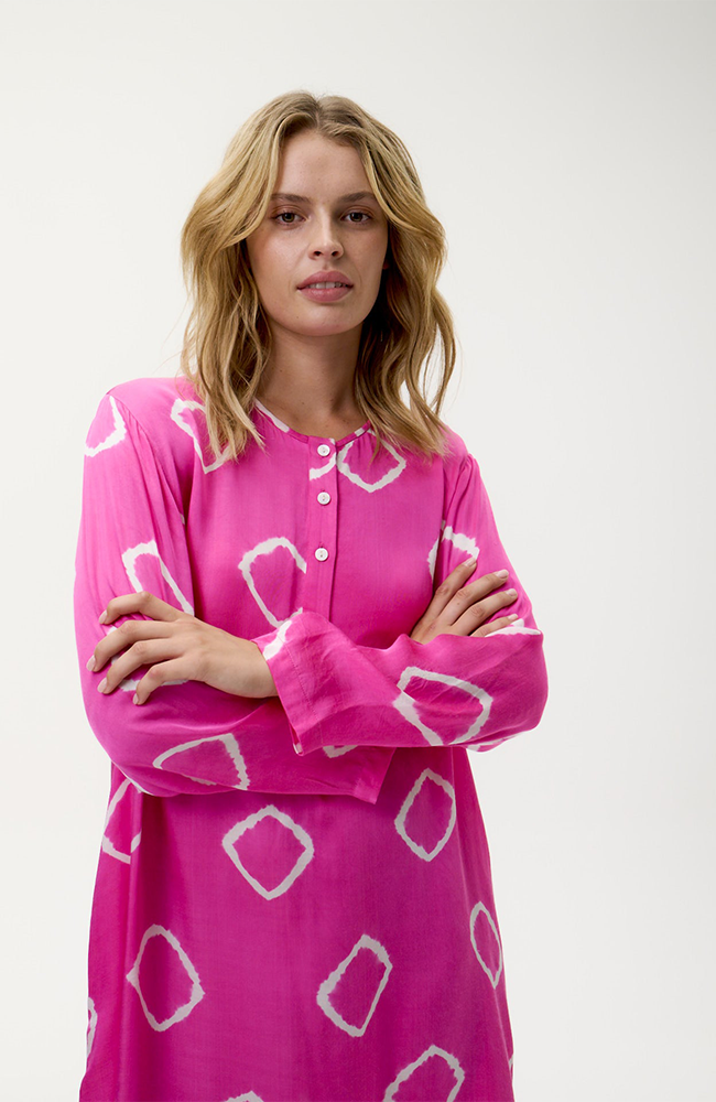 Llew Maxi -Atlas-Cupro-Hot Pink