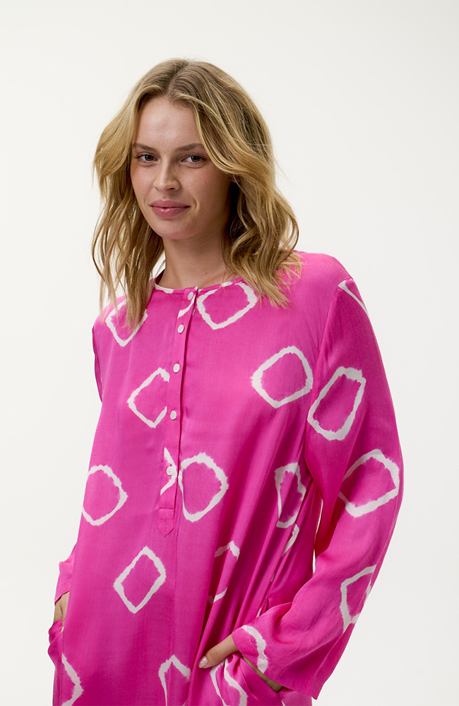 Llew Maxi -Atlas-Cupro-Hot Pink