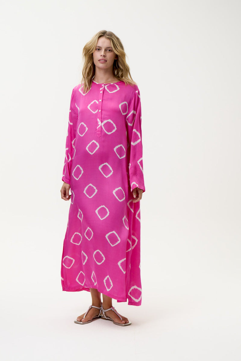 Llew Maxi -Atlas-Cupro-Hot Pink