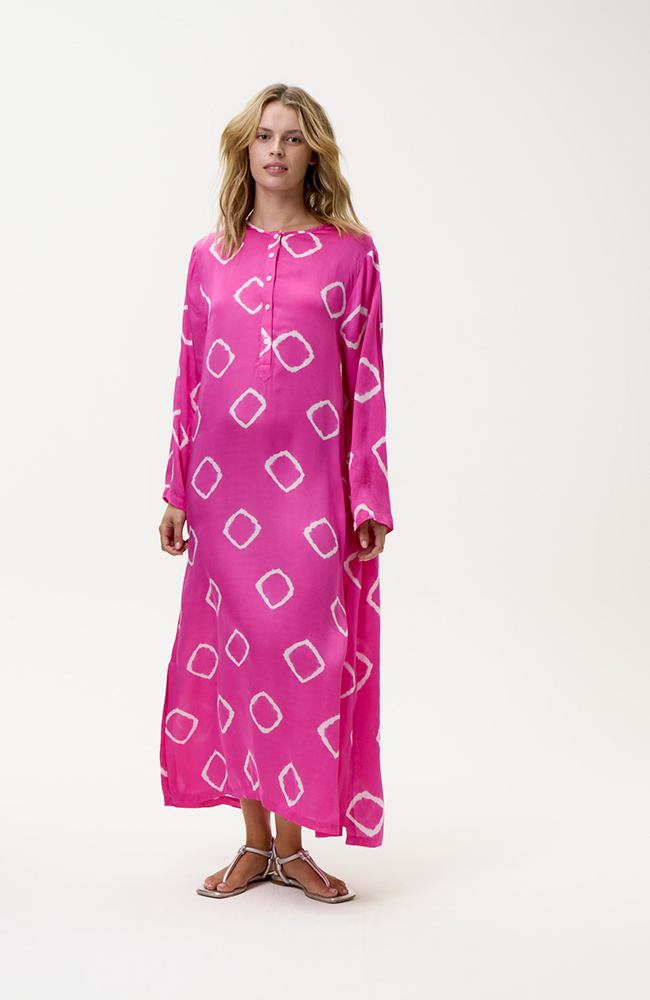 Llew Maxi -Atlas-Cupro-Hot Pink
