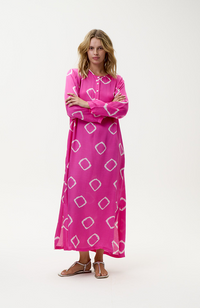 Llew Maxi -Atlas-Cupro-Hot Pink