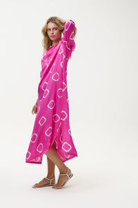 Llew Maxi -Atlas-Cupro-Hot Pink