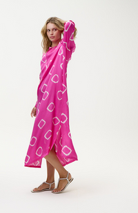 Llew Maxi -Atlas-Cupro-Hot Pink