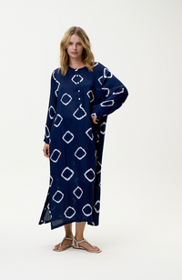Llew Maxi -Atlas-Cupro-Navy