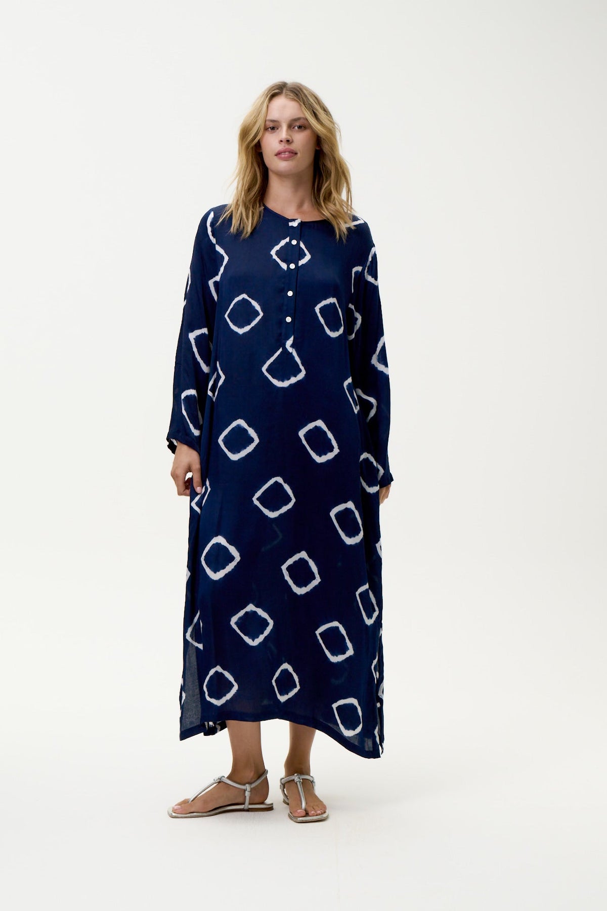 Llew Maxi -Atlas-Cupro-Navy