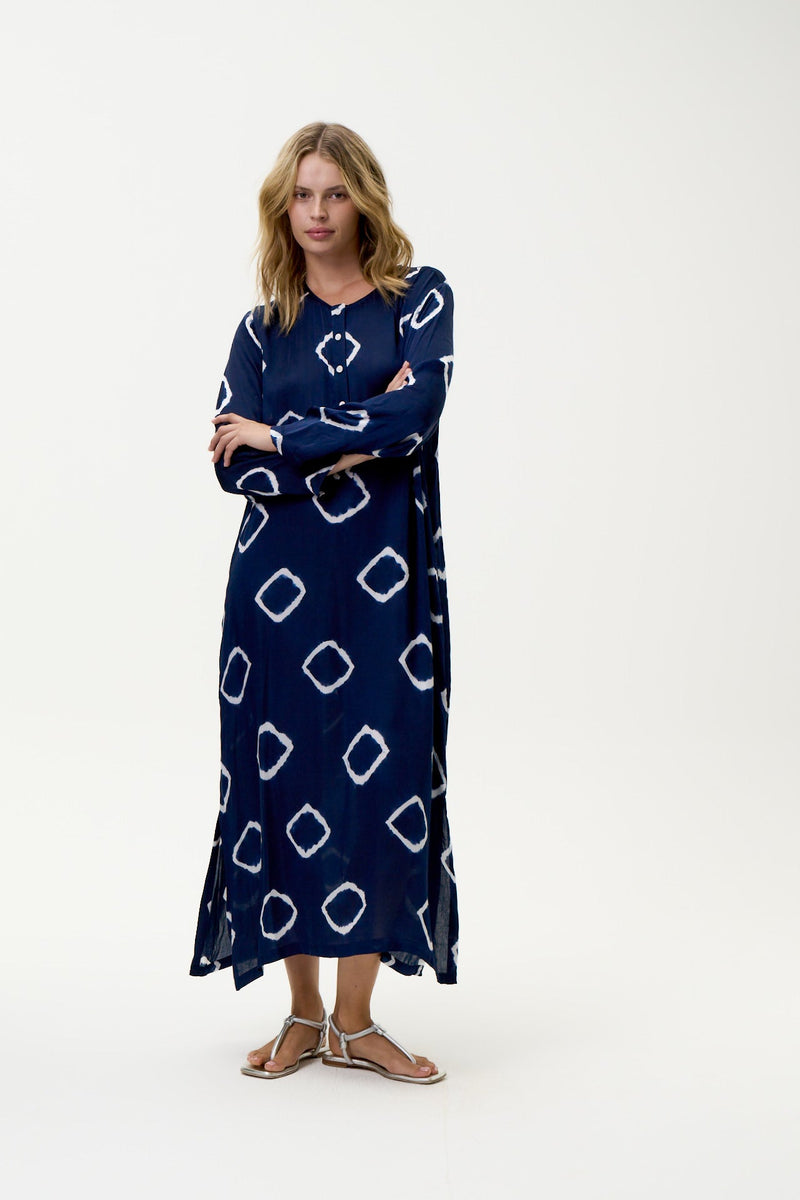 Llew Maxi -Atlas-Cupro-Navy