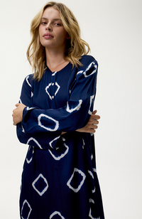 Llew Maxi -Atlas-Cupro-Navy