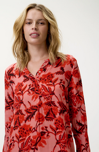 Long Genie Dress-Ibiza/Viscose - Coral