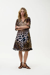 Middy Indi Dress-Lipari/Cotton - Leopard